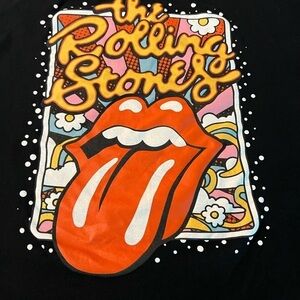 THE ROLLING STONES BLACK SHORT SLEEVES GRAPHIC T-SHIRT SIZE 3XL